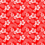 HIBISCUS Tropical Floral 6”x6” Paper Pack Scrapbook Customs - Image 2