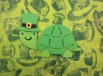 St. Patricks Day 3D TURTLE Diecut Die Cut - Image 2