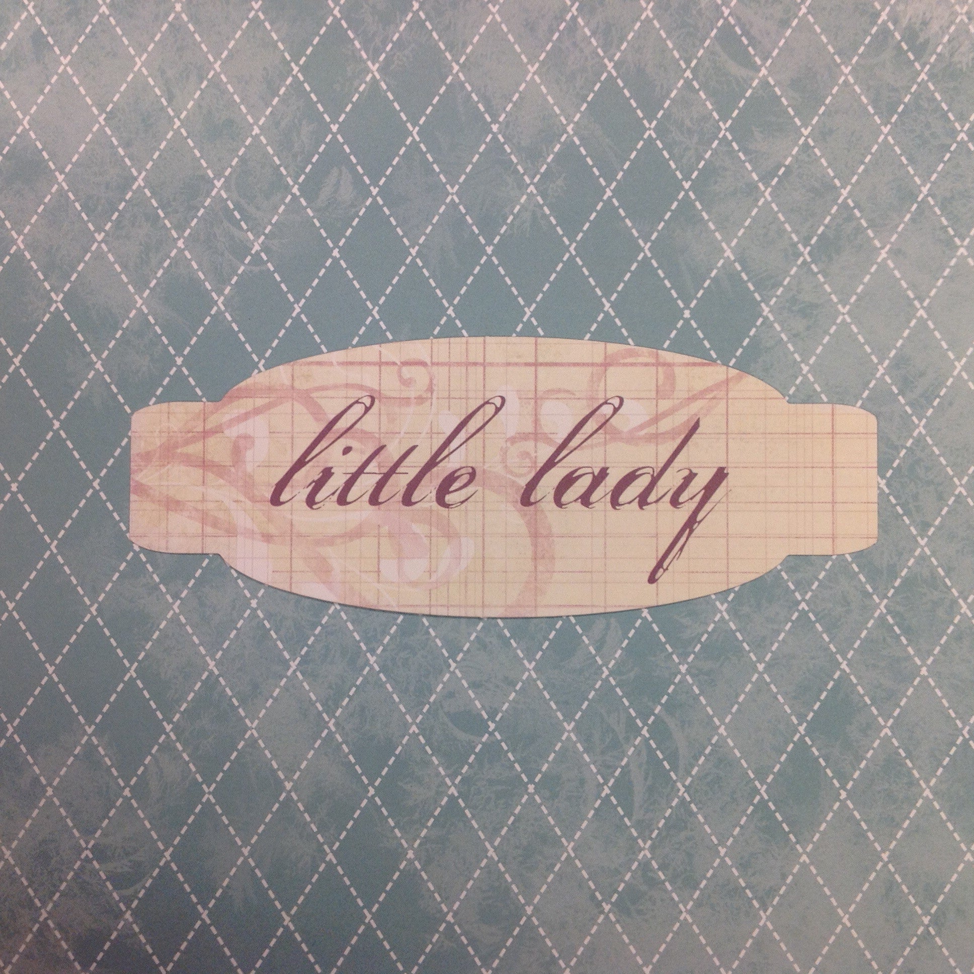 image_654dac0b-8dae-4da1-bc5d-2642d6adccf5.jpg My Mind's Eye So Sophie GRACEFUL LITTLE LADY DieCut Titles - Image 1