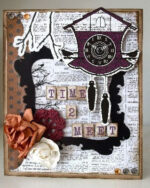Kaisercraft Printed Chipboard 13th HOUR Halloween Clocks Dominoes Sheet 6"X10" - Image 2