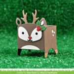 Lawn Fawn Cuts Tiny Gift Box DEER ADD-ON Craft Die 16pc - Image 3