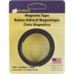ProMag MAGNETIC TAPE Adhesive .5"x 30" 1 roll