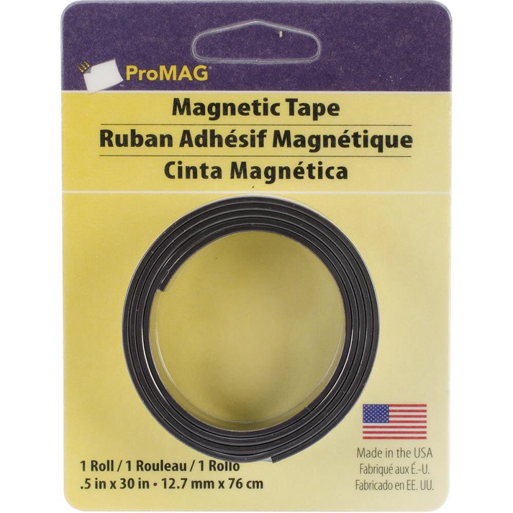 image_660c0b71-d37f-4a9e-908c-d9f3f57398a6.jpg ProMag MAGNETIC TAPE Adhesive .5"x 30" 1 roll - Image 1