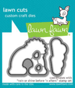 Lawn Cuts RAIN OR SHINE BEOFRE N AFTERS Custom Craft Dies 4pc.