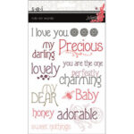 SEI JULIETTE Scrapbook Rub On Words