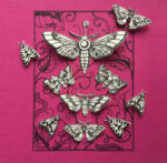 Vintage Dragonfly Background Clear Stamp & Die Set 8pc - Image 2
