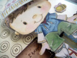 Kanban BILLY ON SKATEBOARD Boy DieCut Card Layer Topper - Image 3