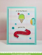 Lawn Fawn SWEETEST FLAVOR Ice Cream Clear Stamps 10pc - Image 7