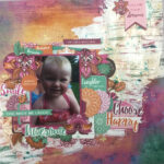 Kaisercraft Bombay Sunset PARTY 12"X12" Scrapbook Sheet - Image 2