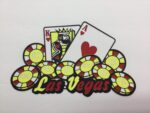 LAS VEGAS CARDS CHIPS Poker LasVegas Laser Cut Diecut LV - Image 4