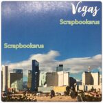 LAS VEGAS Strip LEFT Watercolor 12"X12" Scrapbook Customs Paper
