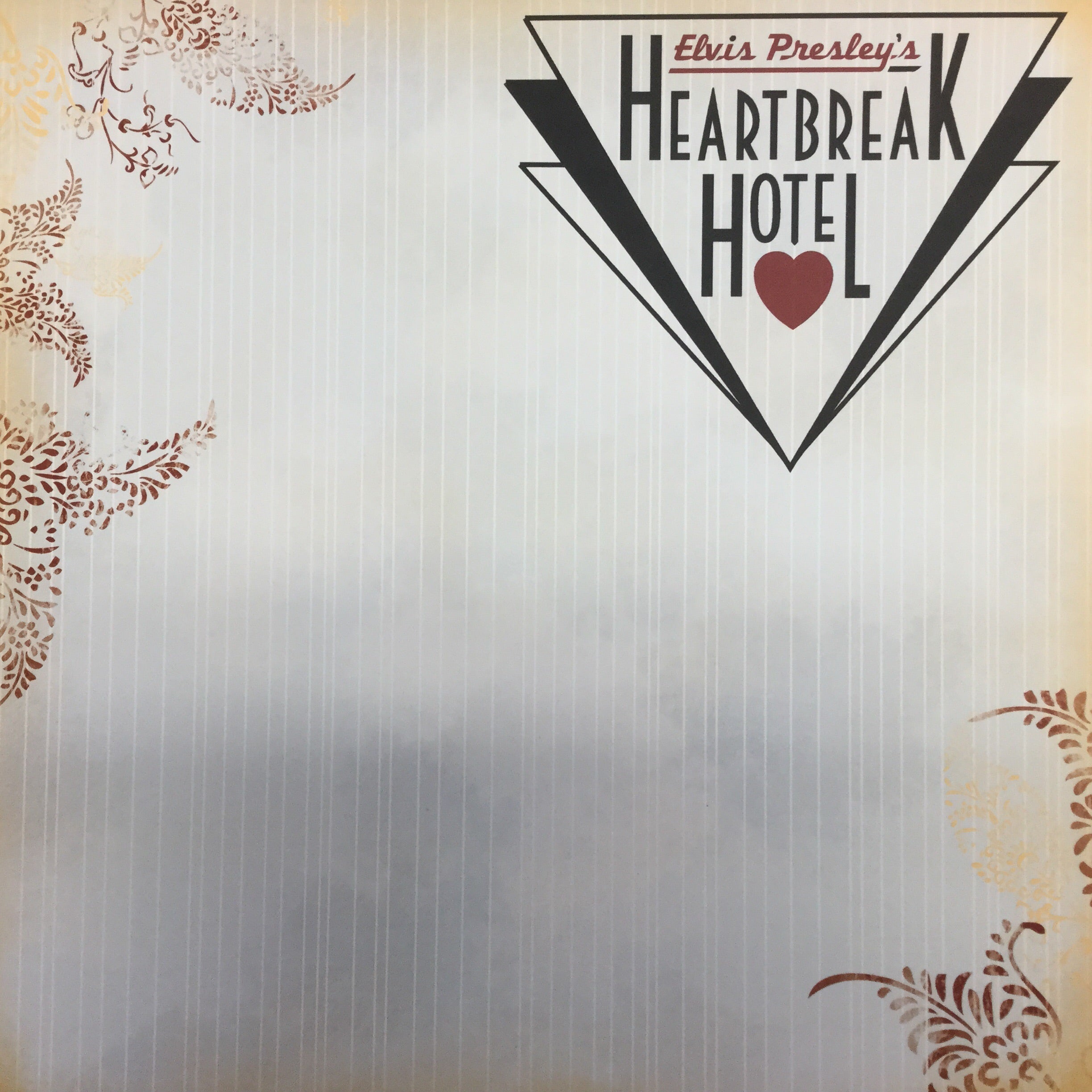 image_6ba1f238-239b-4367-8513-2596012c7f2f.jpg Elvis Presley’s HEARTBREAK HOTEL 12"X12" Cardstock Paper - Image 1