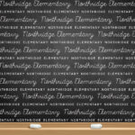 Scrapbook Customs CURSIVE CHALKBOARD 12”X12” Paper
