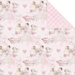 FabScraps BABY GIRL 12"X12" Scrapbook Paper Sheet - Image 2