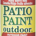 DecoArt Patio Paint HOLLY BERRY RED Outdoor Acrylic Paint 2oz
