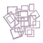 49 and Market Color Swatch LAVENDER FRAME SET 18pc - Image 2