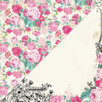 Pink Paislee Oh My Heart BELOVED FIVE 12"X12" Scrapbook Paper