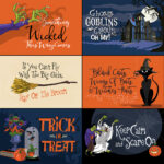 Carta Bella Hocus Pocus 6X4 JOURNALING CARDS 12"x12" Scrapbook Paper - Image 2