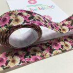 Lila Rose Floral Grosgrain Ribbon 1 yard - Image 2