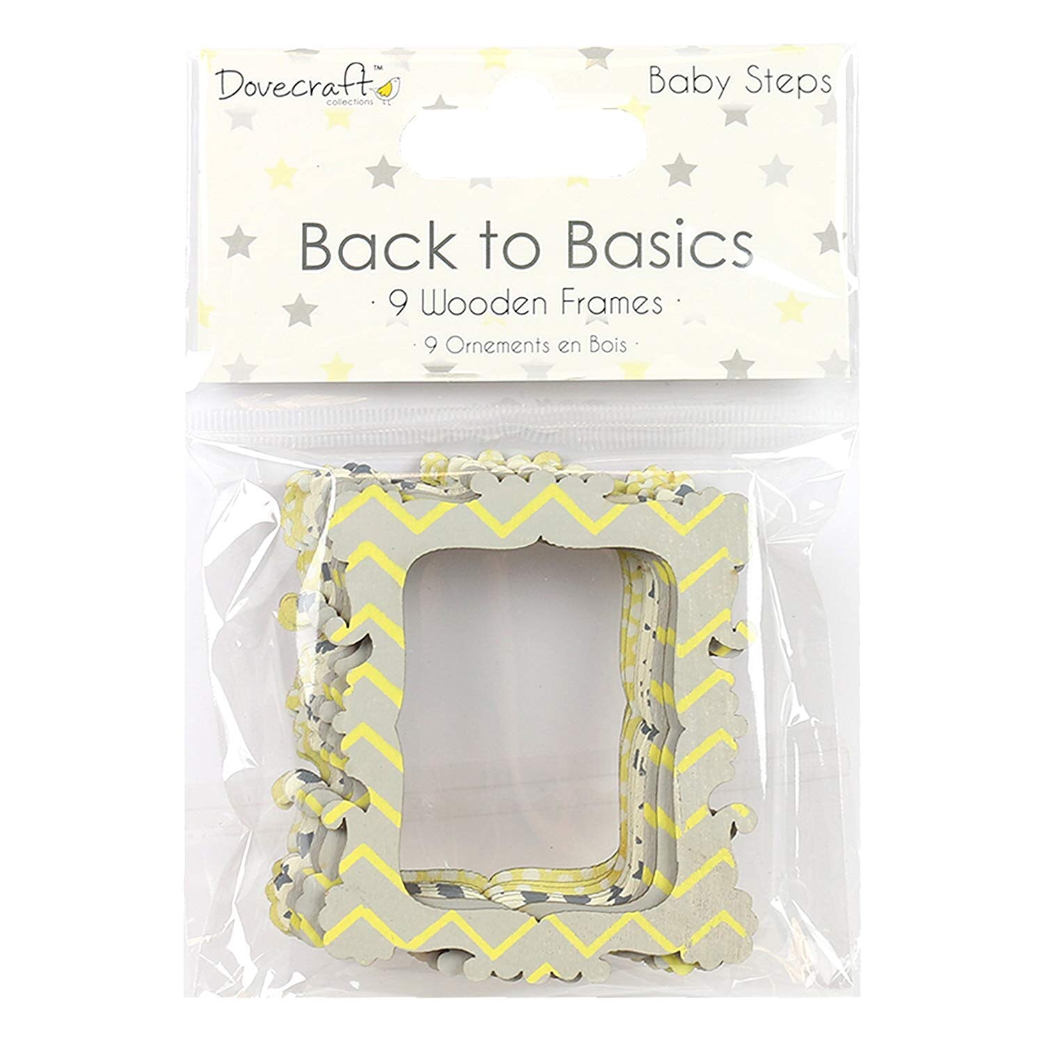 image_6fd83e15-df4f-4b60-9299-746a6e56c741.jpg Dovecraft Back to Basics BABY STEPS WOODEN FRAMES - Image 1
