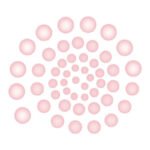 Couture  Creations PINK BLUSH PEARLS Self Adhesive 50 Pieces