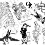 Sin City Stamps WIZARD AND DOROTHY 3 Art Rubber Stamp