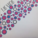 Retro Arc Left LAS VEGAS PINK 12"X12" Scrapbook Travel Paper LV