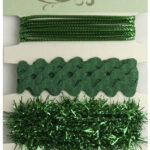 Petaloo Fancy Trims GREEN Ribbon