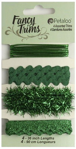 image_7601bb3b-1342-43dc-993b-f028868e7fe4.jpg Petaloo Fancy Trims GREEN Ribbon - Image 1