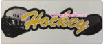 Golden Knights HOCKEY Sport Topper Sticker Yellow - Image 2