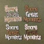 S’MORE GREAT MOMENTS Camping Smore Scrapbook DieCuts - Image 4