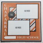 Quick Page CHAPARRAL High School 12"X12" Scrapbook Paper