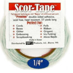 Scor-Pal SCOR-TAPE 1/4" Double Sided Adhesive Tape 27 yds