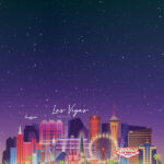LAS VEGAS PURPLE 12"X12" Scrapbook Paper
