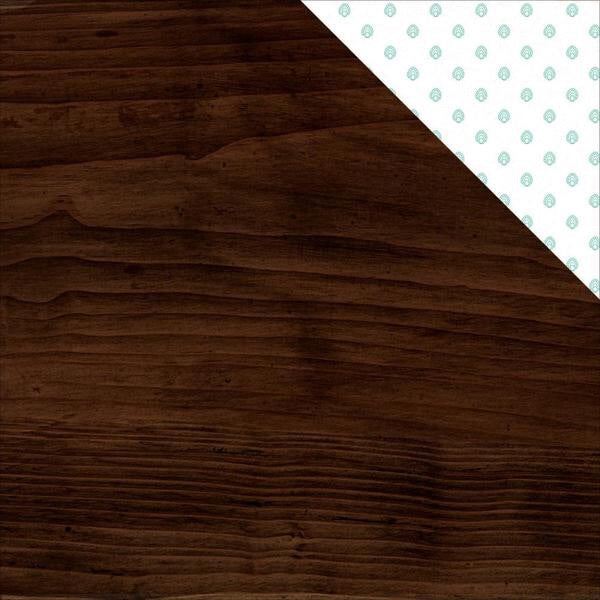 image_7a38658c-f98c-4451-bdc7-a3f19094f387.jpg Kaisercraft Bombay Sunset ROSEWOOD 12” x 12” Scrapbook Sheet - Image 1