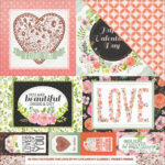 Kaisercraft TRUE LOVE Collection 12"X12" Scrapbook Paper