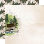 Simples Stories GREAT OUTDOORS 12"X12" Cardstock Paper Sheet