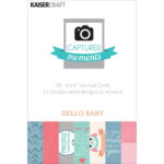 Kaisercraft Captured Moments HELLO BABY CARDS 4X6 Journal