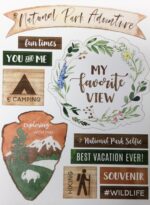 National Park BIG BEND Stickers 18pc Scrapbook Customs - Image 2