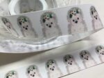 Shabby Chic HEDGEHOG Floral Grosgrain Ribbon 1 yard
