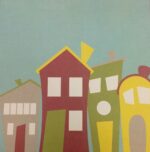 SK NEIGHBORHOOD 12x12 Scrapbook Papers 2pc