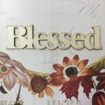 Wooden Harvest Titles BLESSED Wood Word 1pc