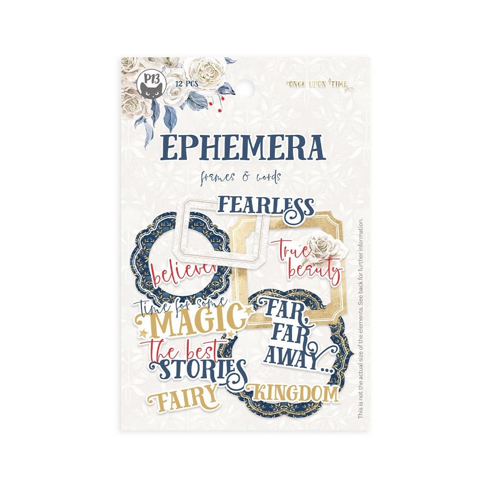 image_803550e4-a0bb-49a3-abee-456f1a52bab1.jpg P13 Once Upon A Time Ephemera FRAMES AND WORDS 12pc - Image 1