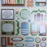 Storytellers SEE THE WORLD KIT 12"X12" Scrapbook Paper & DieCuts 5pc