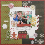 Simple Stories Jingle All The Way CHIPBOARD STICKERS 28pc - Image 2