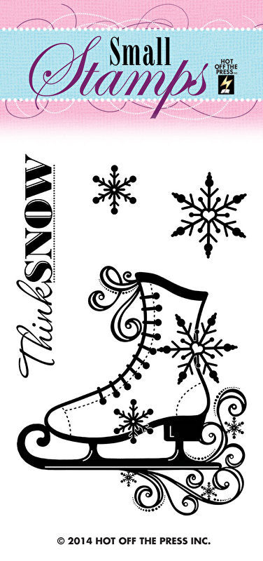 image_80eb2092-e01d-41aa-b695-aac7d7aa02f0.jpeg Small Stamps ICE SKATE Clear Acrylic Stamp 4pc - Image 1