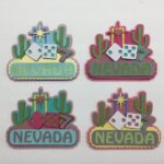 NEVADA STATE TITLE Die Cut Scrapbook Embellishment - Image 2