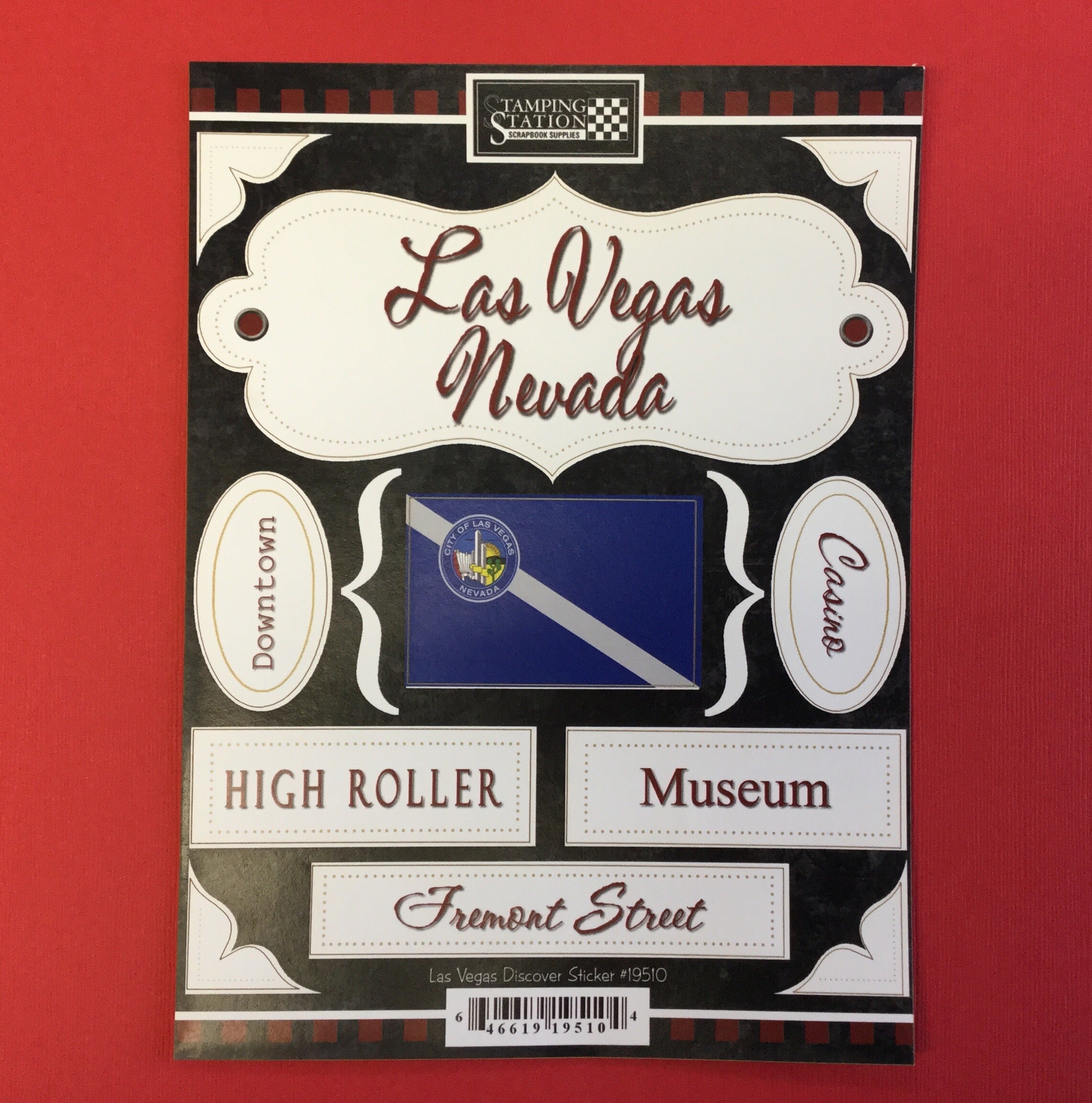 image_832eb195-8f58-4302-8858-b815c0199120.jpg LAS VEGAS Discover DieCut Stickers 11pc - Image 1