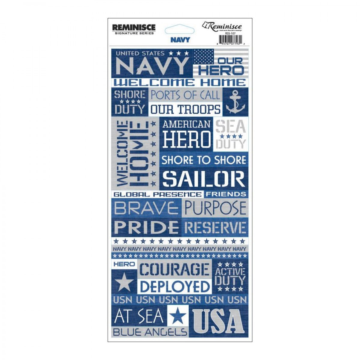 image_857f708d-7cfc-4efc-a7d9-924cecf06426.jpeg Military Reminisce NAVY Signature Series Stickers - Image 1