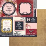 Kaisercraft MA CHERIE Collection 12"X12" Scrapbook Paper 1 Sheet - Image 2